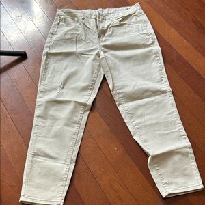 Nicole Miller High Rise Women Jeans - Cream